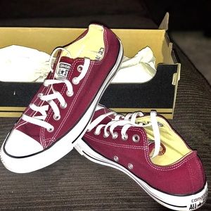 Maroon Converse